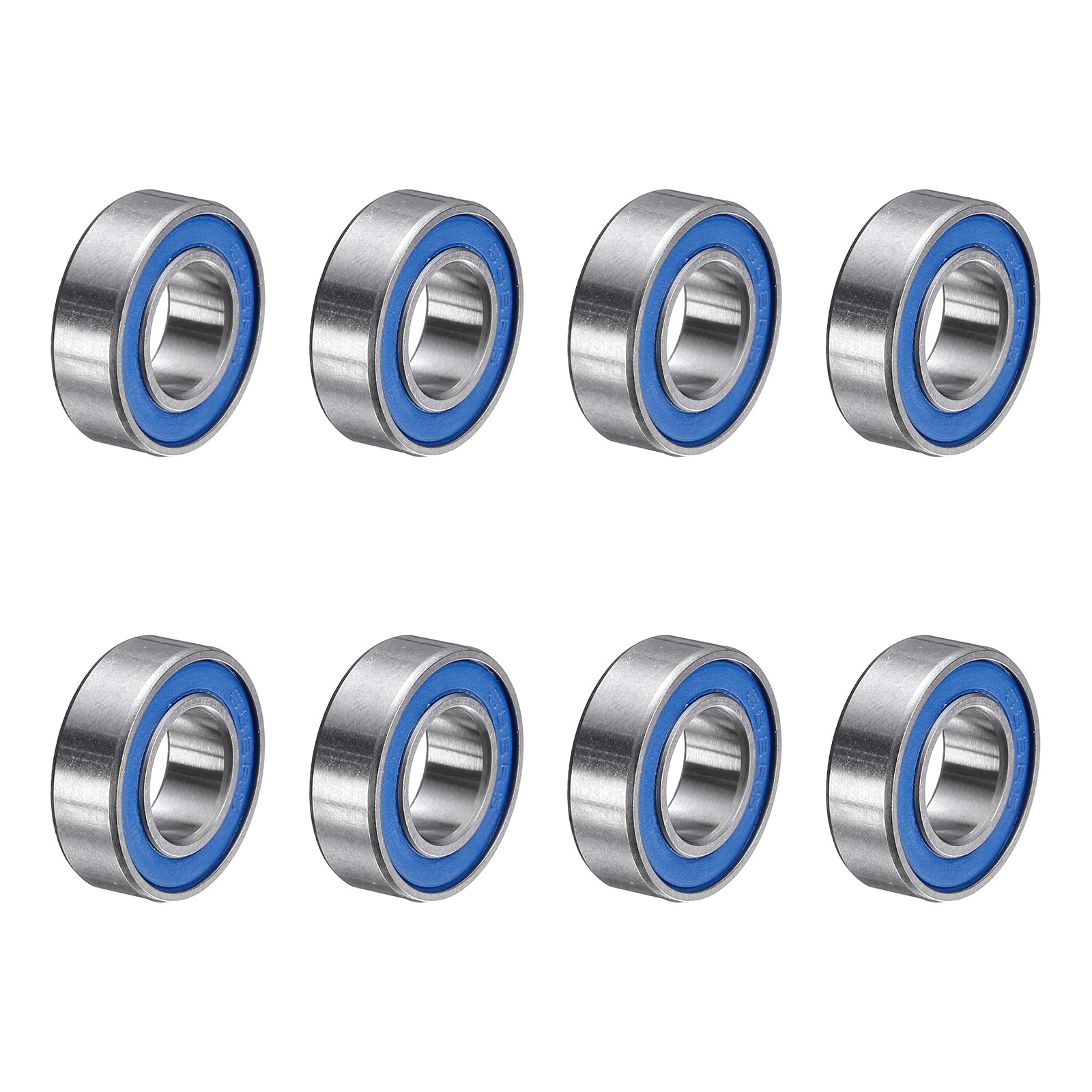 8Pcs 688-2RS Deep Groove Bearing, 8x16x5mm Double Sealed Chrome Steel P5