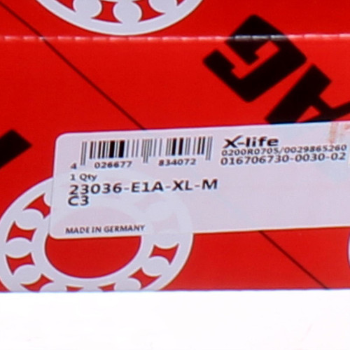 23036-E1A-XL-M-C3 FAG/Schaeffler Technologies 180 x 280 x 74 mm SPHERICAL ROLLER