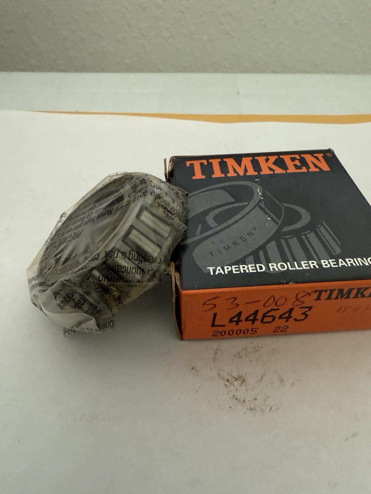 New Timken L44643 Tapered Cone Bearing