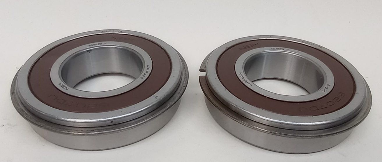 NSK 6207NR Ball Bearing Deep Groove 35X72X17mm Double Sealed (Pack of 2)