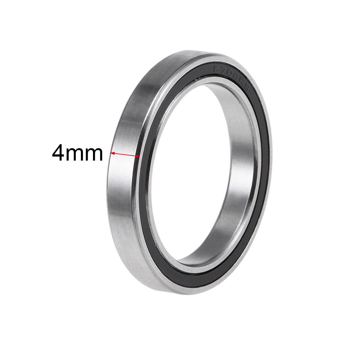 6704-2RS Deep Groove Ball Bearings Z2 20x27x4mm Double Sealed Chrome Steel 4pack