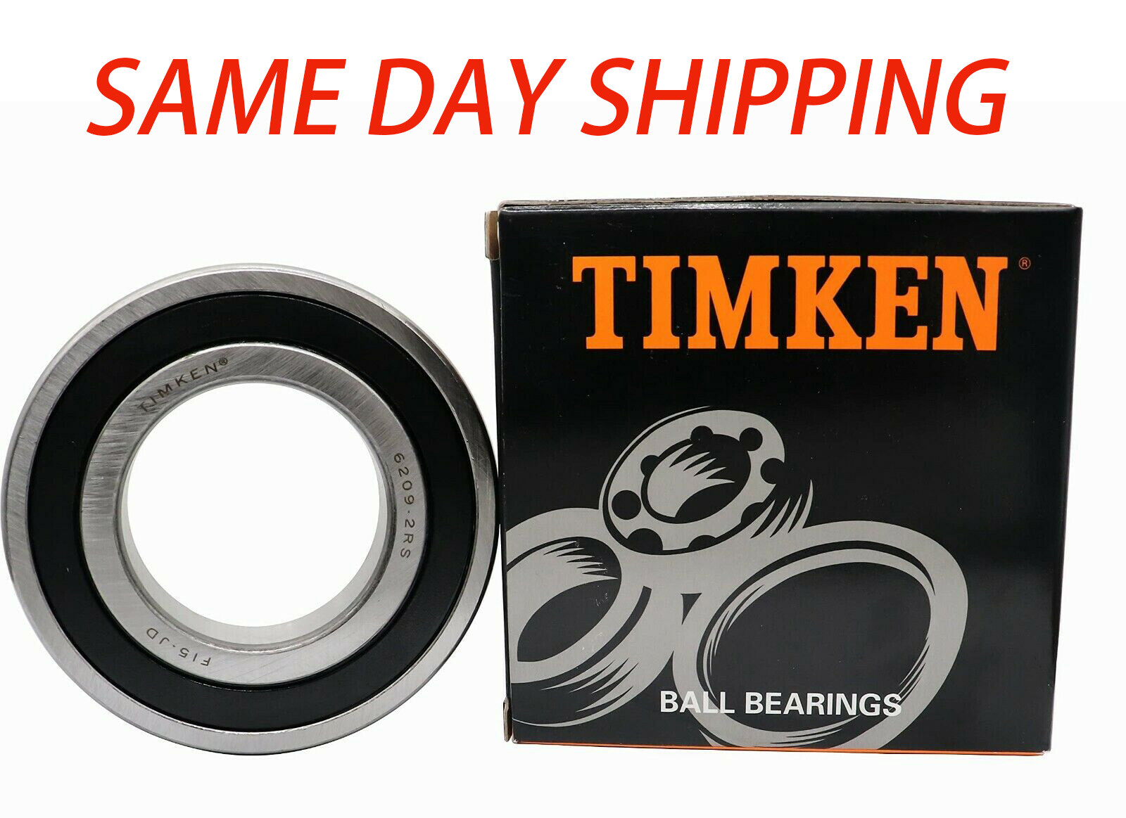 USA TIMKEN 6209-2RS 45X85X19MM Double Rubber Seal Deep Groove Ball Bearings