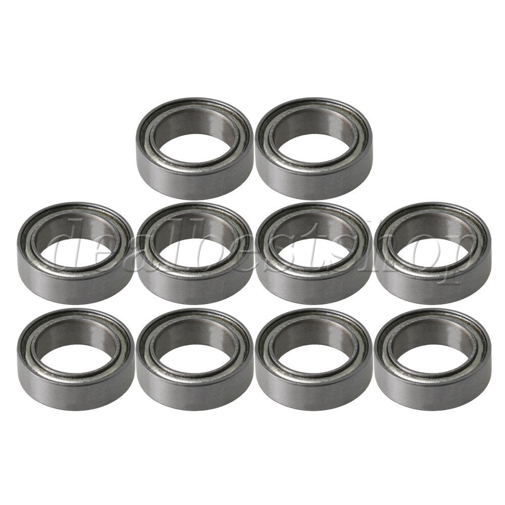 60pcs 8x12x3.5mm MR128ZZ Metal Micro Miniature Ball Bearing Bearings