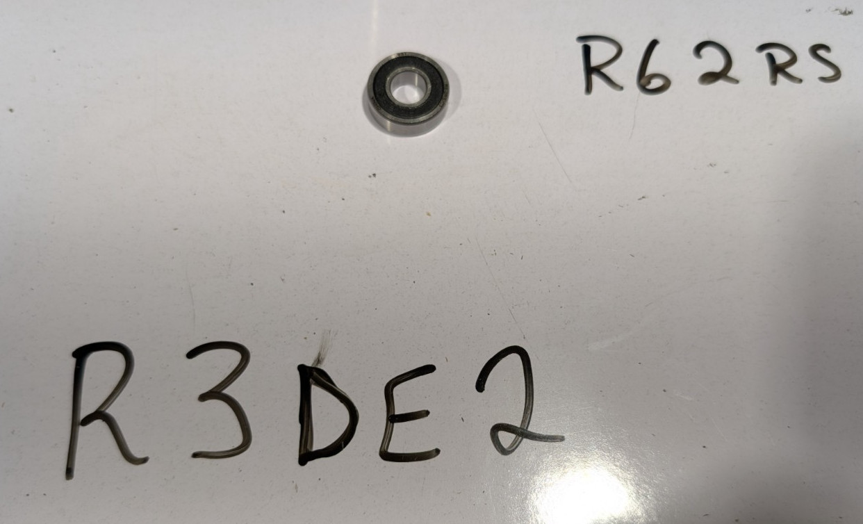 R6-2RS Two Side Rubber Seal Ball Bearing 3/8″x7/8″x9/32″ (R3DE2)