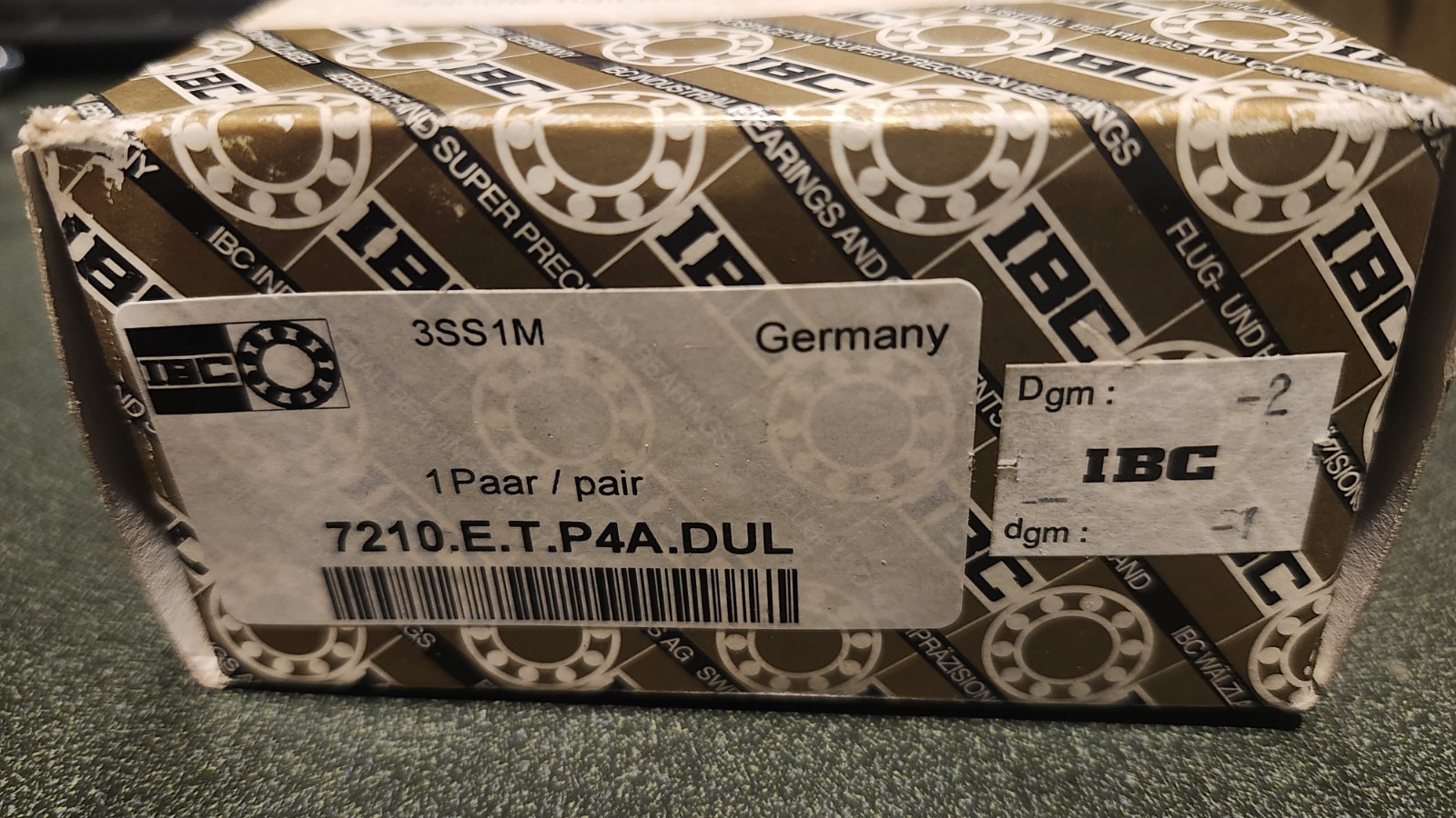 7210.E.T.P4A.DUL SPINDLE BEARING NEW IN BOX