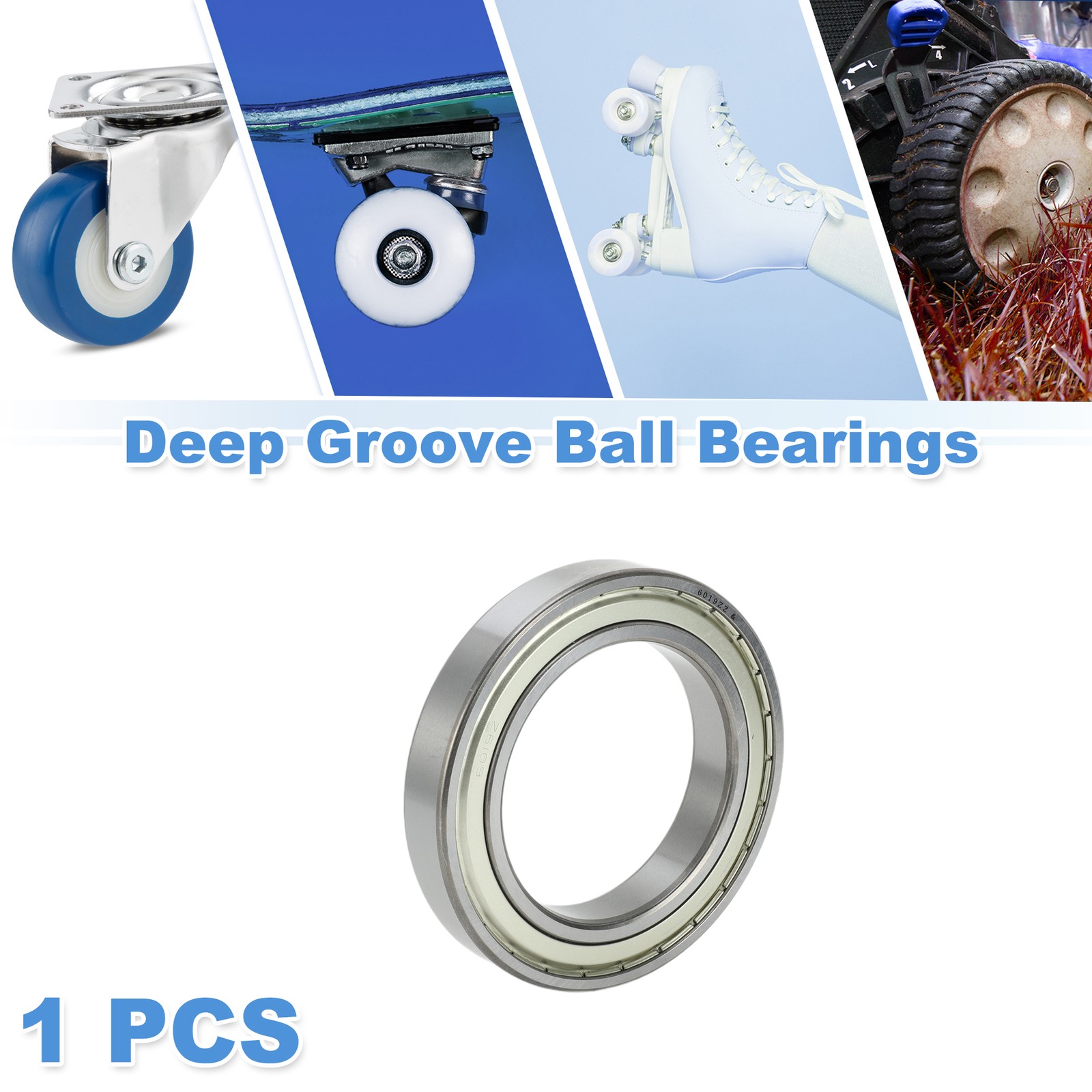 6019ZZ & Deep Groove Ball Bearings 95x145x24mm 1 Pc Scooter Skateboard Wheel