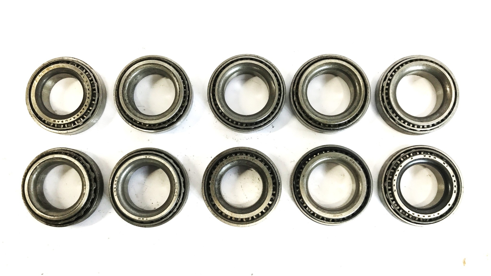 Unbranded Tapered Roller Bearing Cone and Cup L45449/L45410 [Lot of 10] NOS