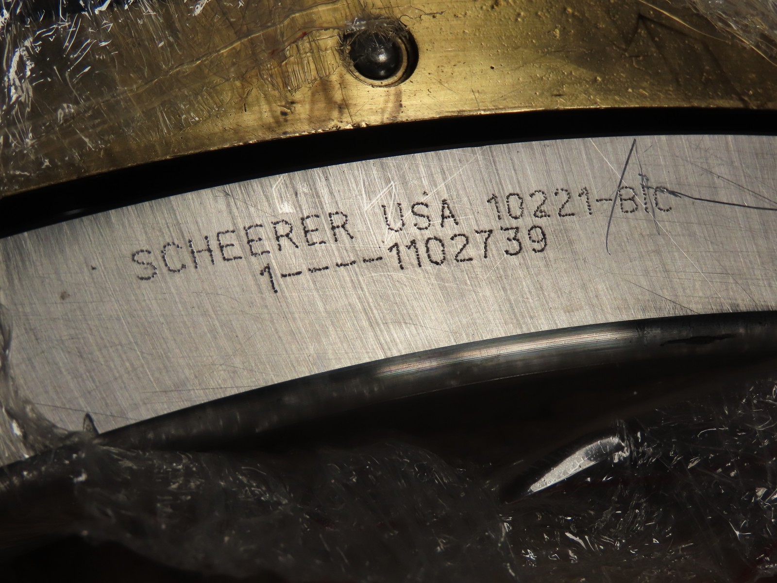Scheerer 10221-BIC Cylindrical Roller Bearing w/Inner Race 36″ OD 28″ ID 3.25″ W