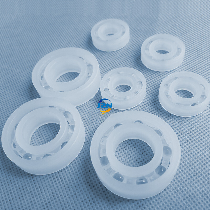 PP Plastic Ball Bearing ID 5-40mm Polypropylene Corrosion Resistance Waterproof