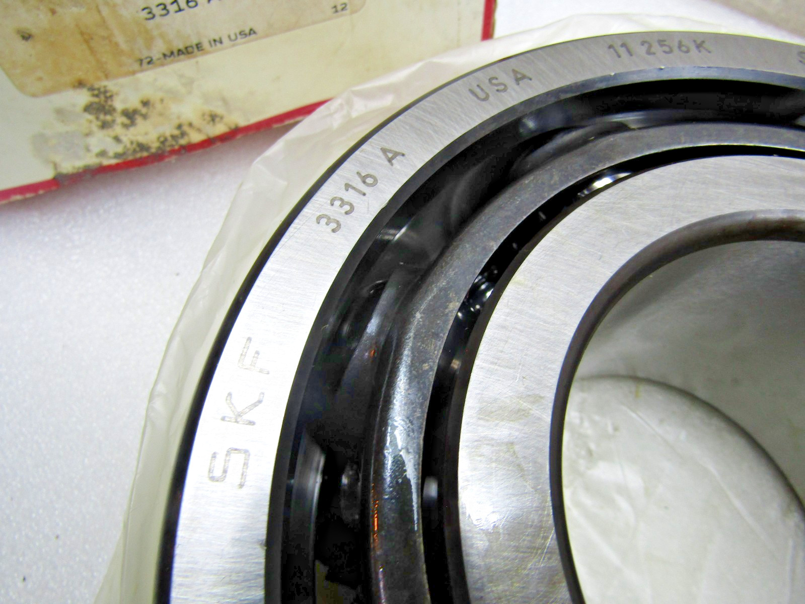 SKF 3316A 80mm X 170mm X 2-11/16″ Angular Contact Bearing Made in USA