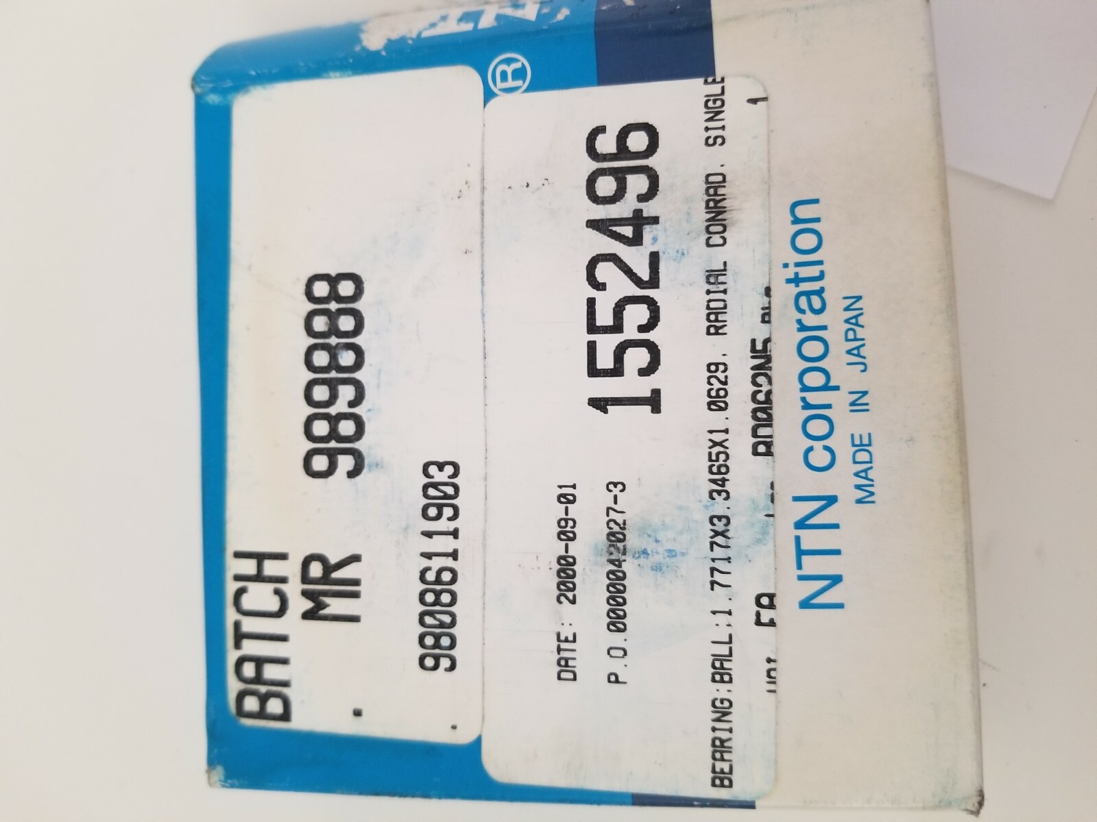 NTN 88509 BEARING