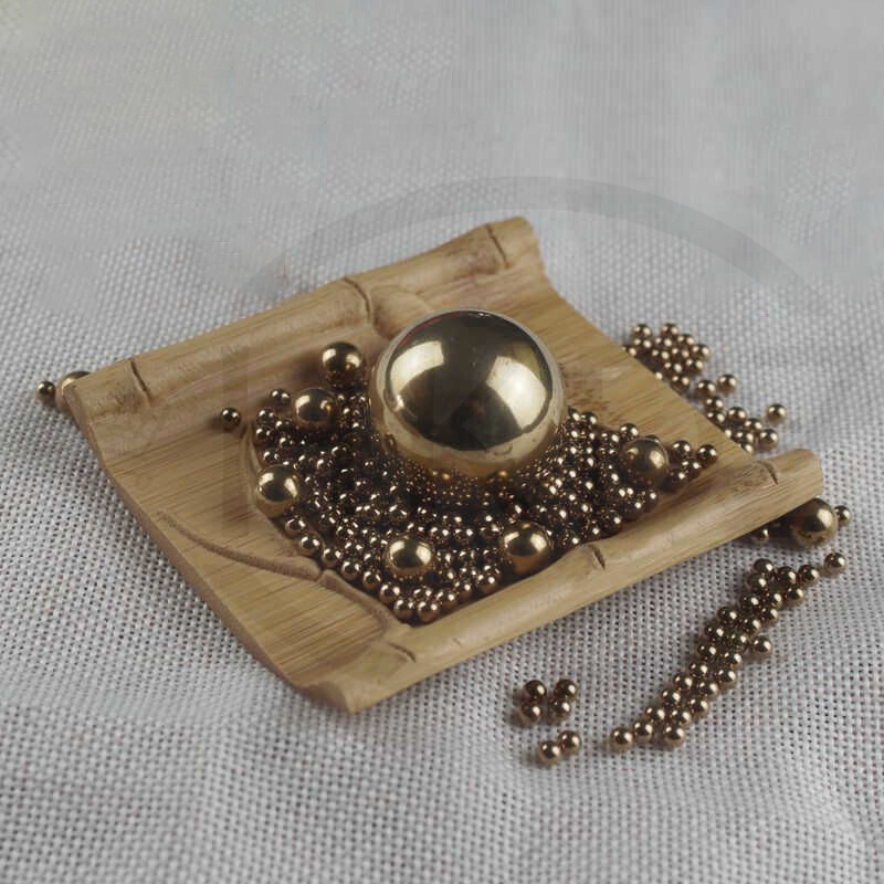 Ø0.9mm -70mm Precision Brass Ball Bearing Solid Beads Industrial Coppers Ball