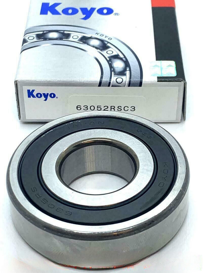 KOYO 6305 2RS C3 Deep Groove Ball Bearings, Rubber Sealed 25x62x17 mm