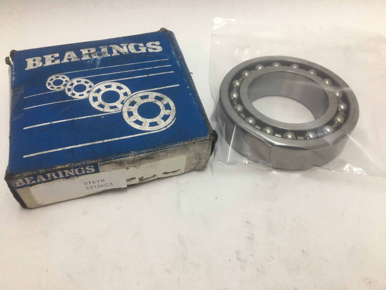 STEYR 2212KC3 Self Aligning Bearing 60x110x28 mm 2212 K C3 2212K C3