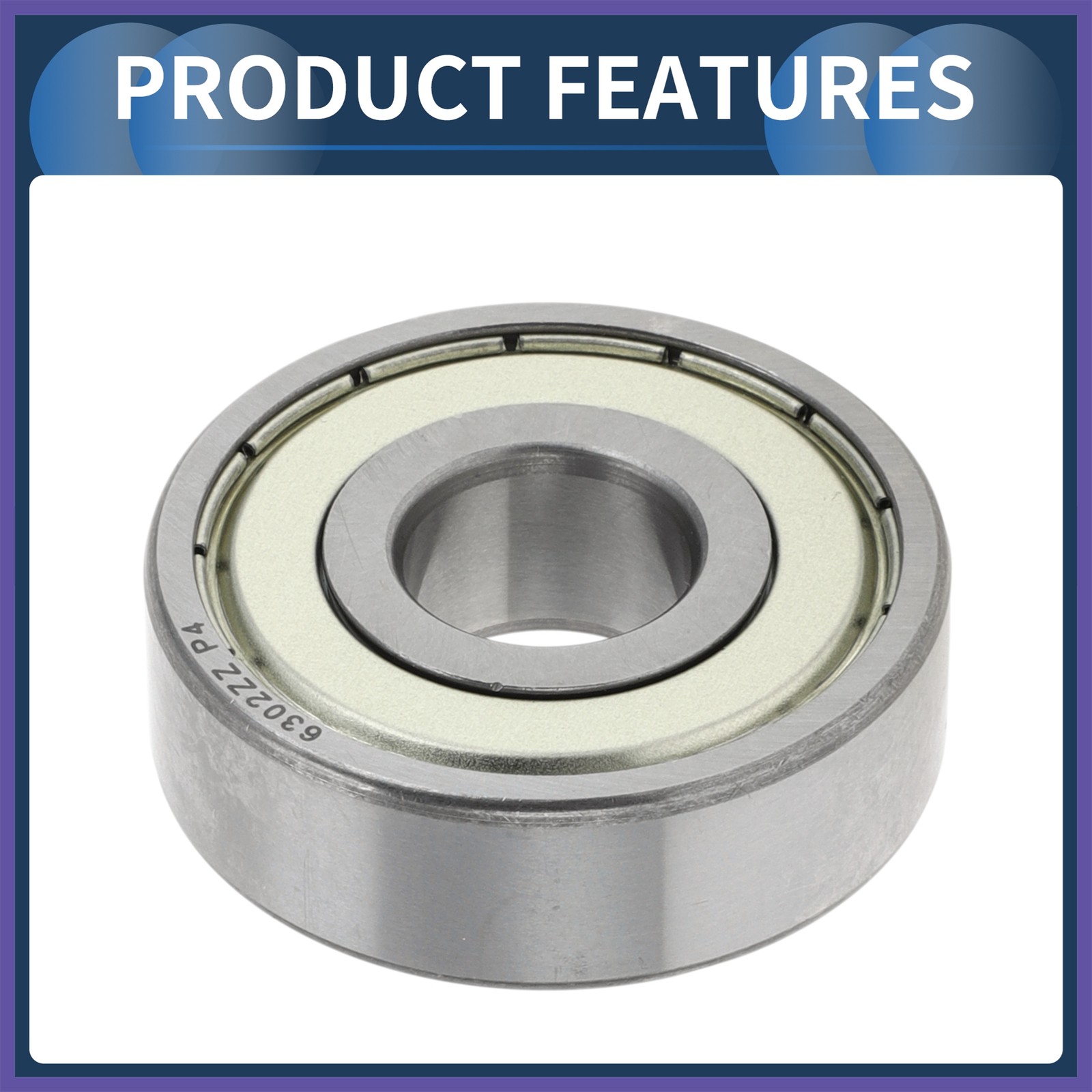 6302ZZ Deep Groove Ball Bearings P4 15x42x13mm Scooter Skateboard Wheel