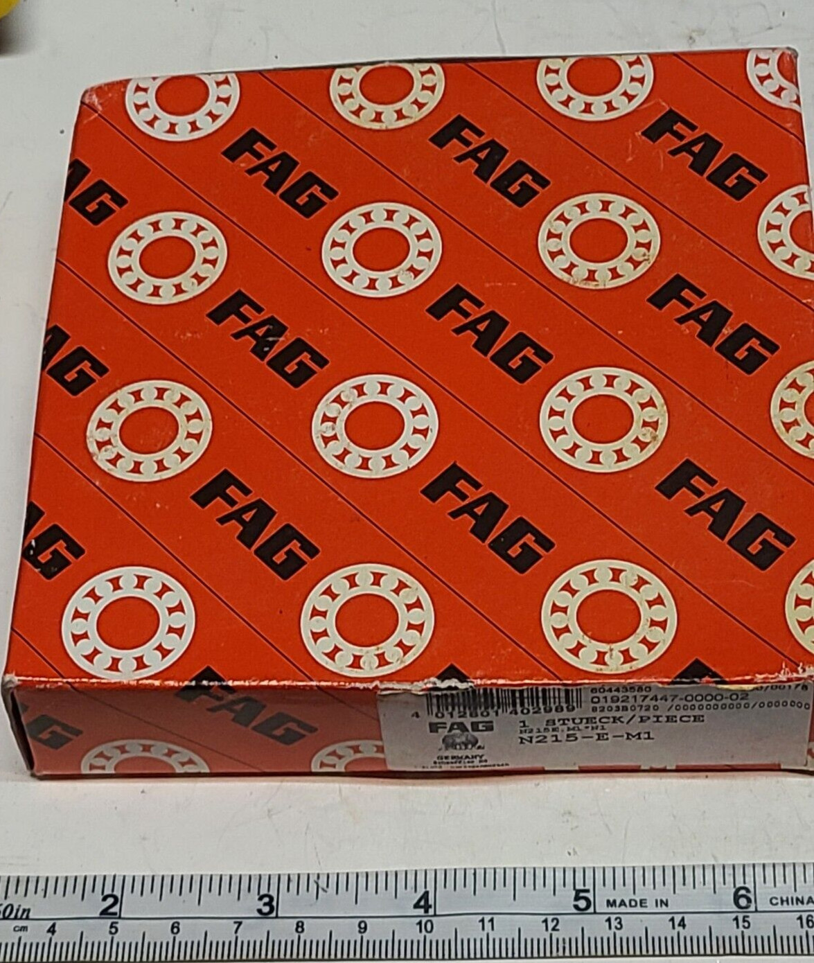 FAG Cylindrical Roller Bearing N215 EM1 ID 75mm AD 130mm width 25mm