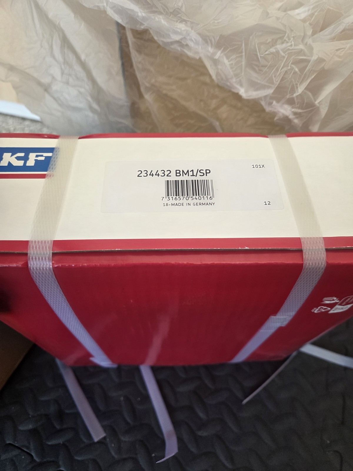 SKF Spherical Roller Bearing 234432 BM1/SP 160x290x104mm Steel