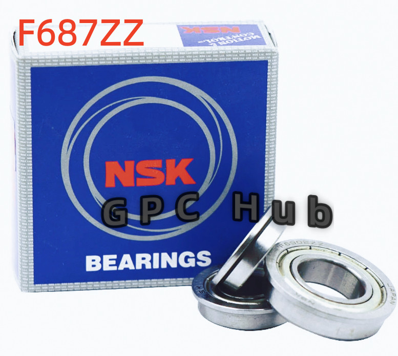 5PCS Brand New NSK F687ZZ 7x14x3.5mm Deep Groove Ball Bearing Fast shipment