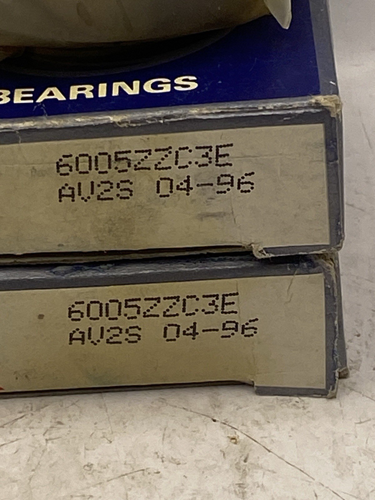 Lot Of 2 NSK USA 6005-ZZ C3 25mm X 47mm X 12mm Metal Shielded Bearing