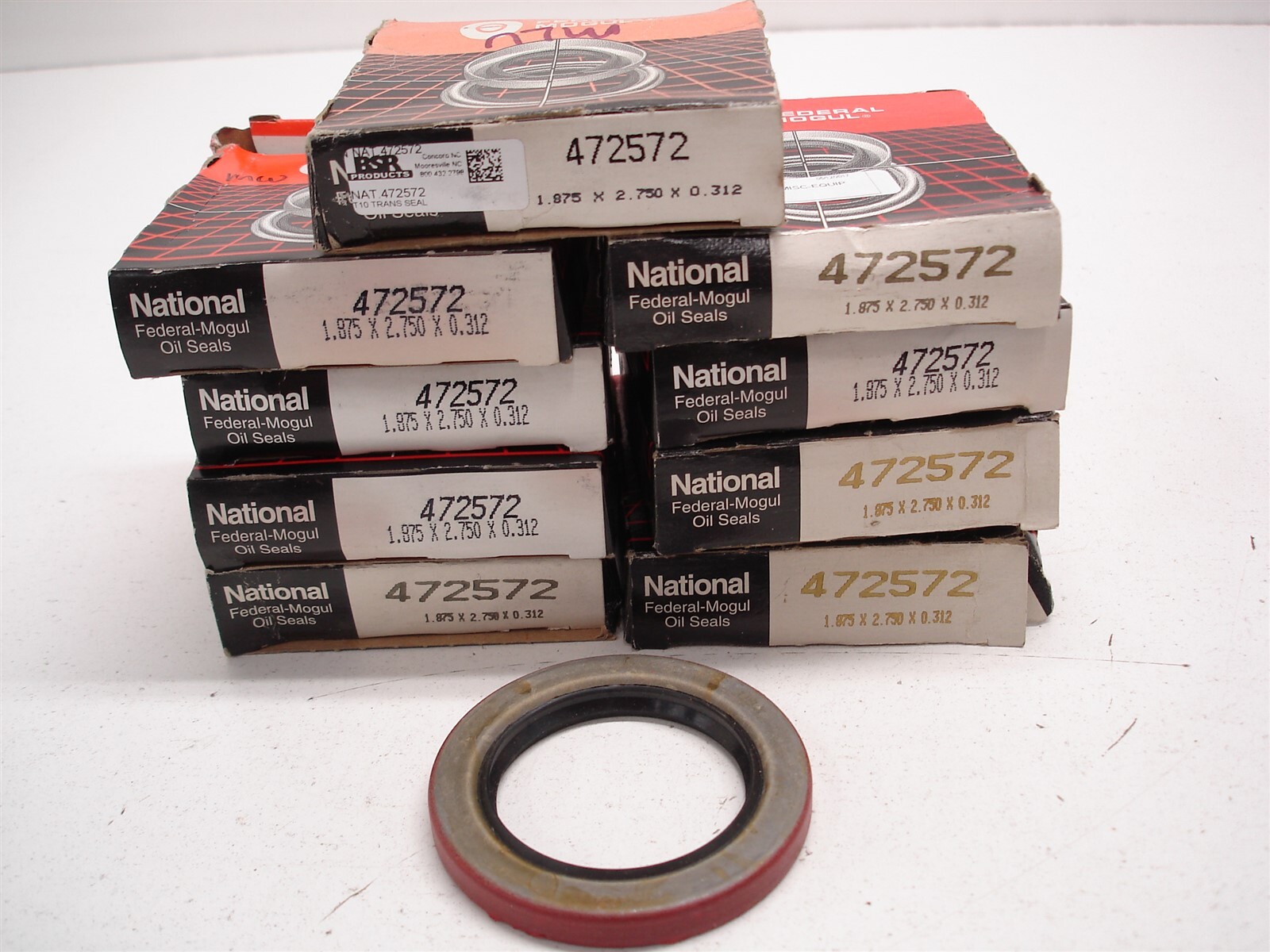 9 NEW FEDERAL MOGUL 472572 OIL SEALS 2.754″ od FOR 1.875″ SHAFT x .312″ WIDE
