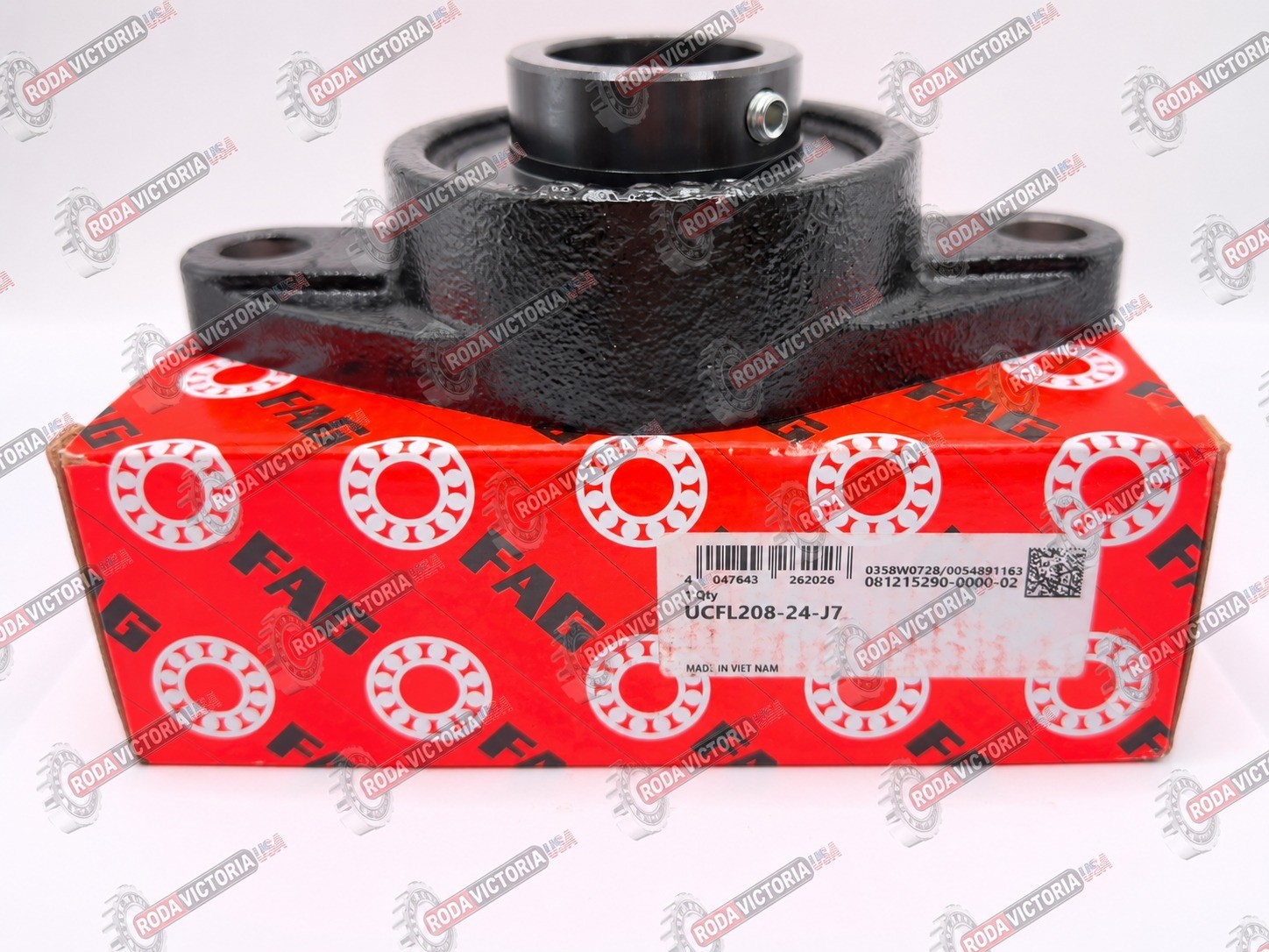 FAG UCFL208-24 J7 Flanged Bearing Unit 1-1/2″ Bore