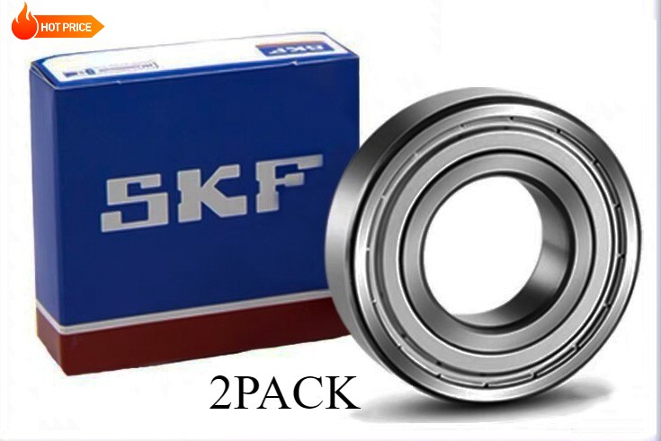2PACK SKF 6304-2Z 20X52X15MM Double Metal Seal Ball Bearings