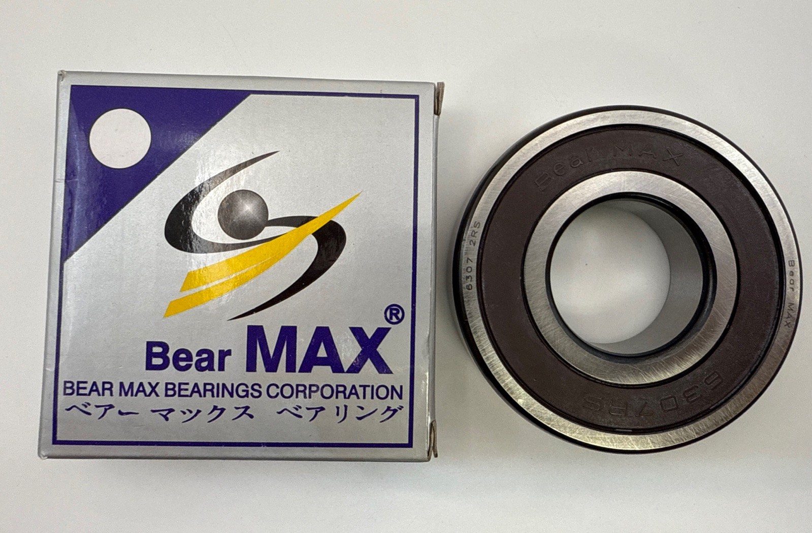 1 pc BearMAX 6307-2RS E 35x80x21mm Rubber Seal Deep Groove Ball Bearings 63072RS