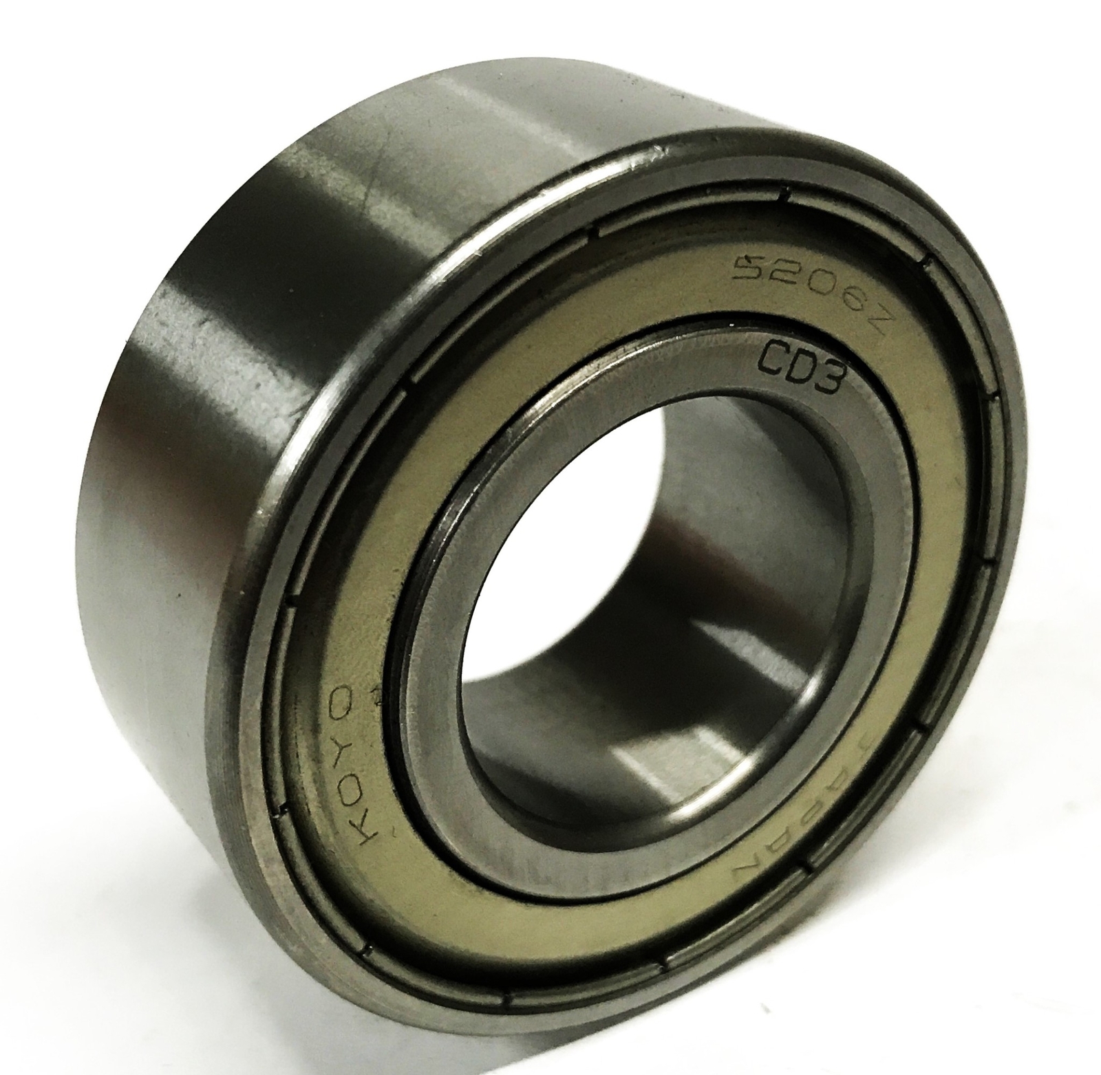 Koyo Metal Shielded Double Row Ball Bearing 5206ZZCD3 NOS