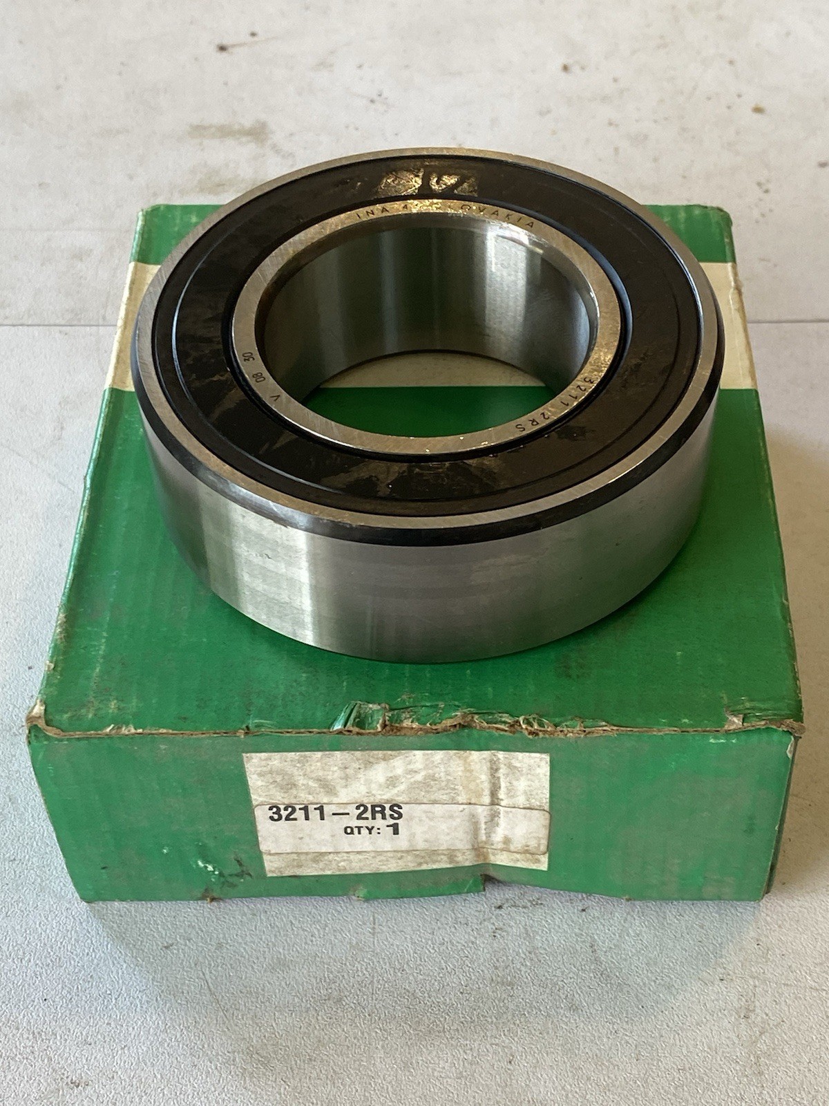 INA 3211-2RS 55mm X 100mm X 33.3mm Sealed Angular Bearing