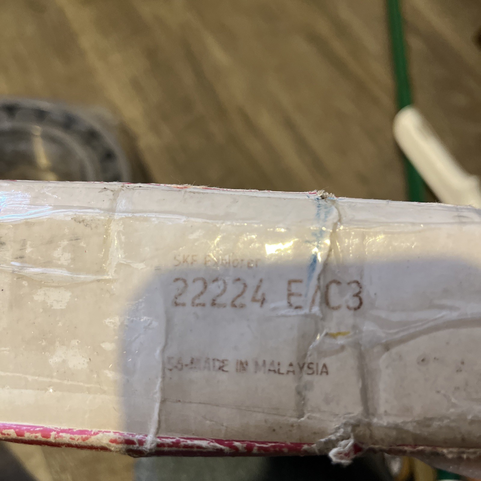 SKF 22224E/C3 Spherical Roller Bearing, 8 3/8”OD 4 3/4” ID 2 3/8” Width NOB