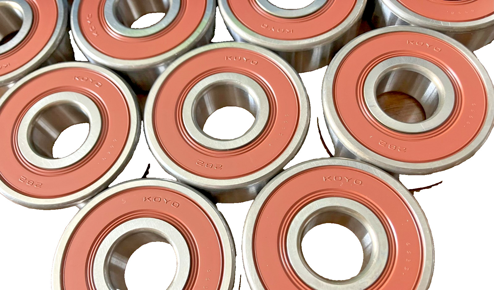 New KOYO 6303-2RS 17x47x14mm Double Rubber Seal Ball Bearings Lot of 10 pcs