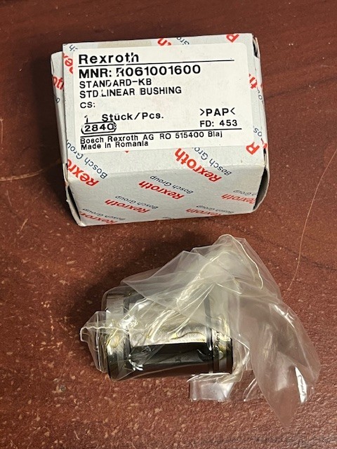 REXROTH 16 MM STANDARD LINEAR BALL BEARING R061001600 NEW