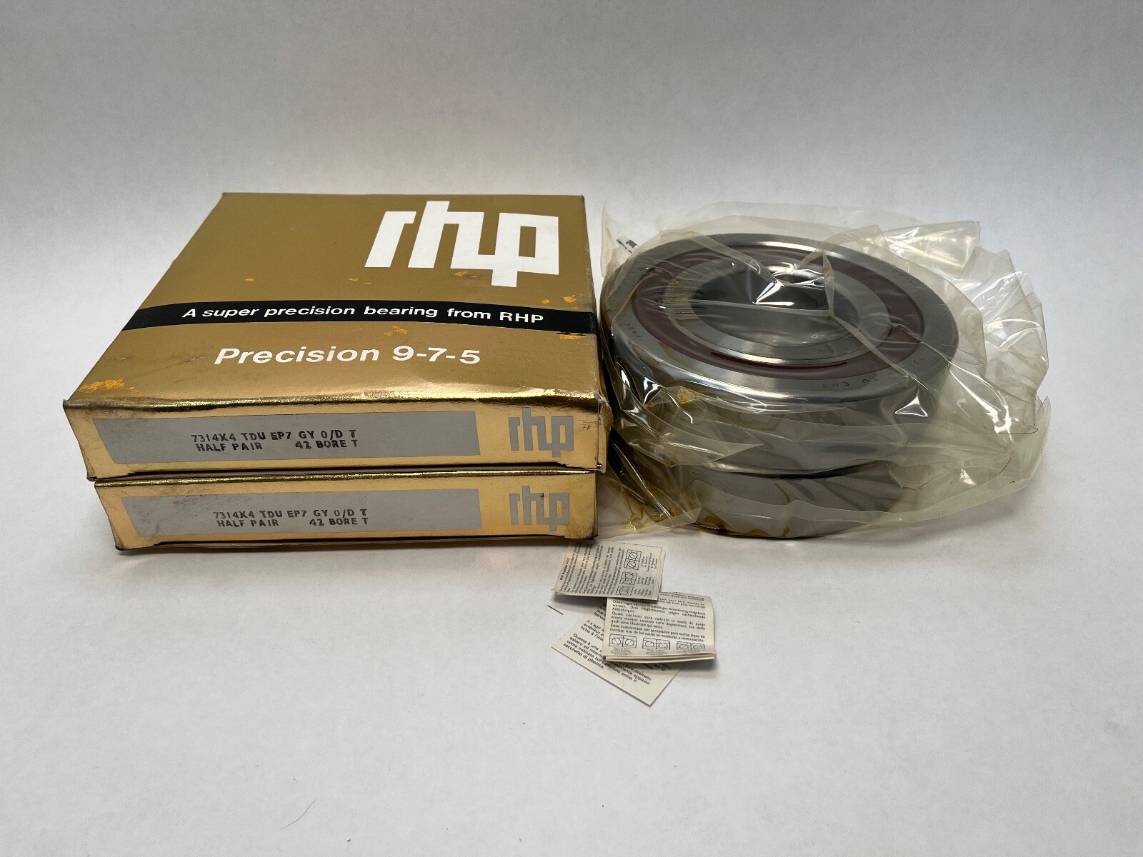 RHP 7314ATDULP4 Bearing 70x150x35 mm 7314-A-T-DUL-P4 7314X4TDUEP7 England 2 Pcs