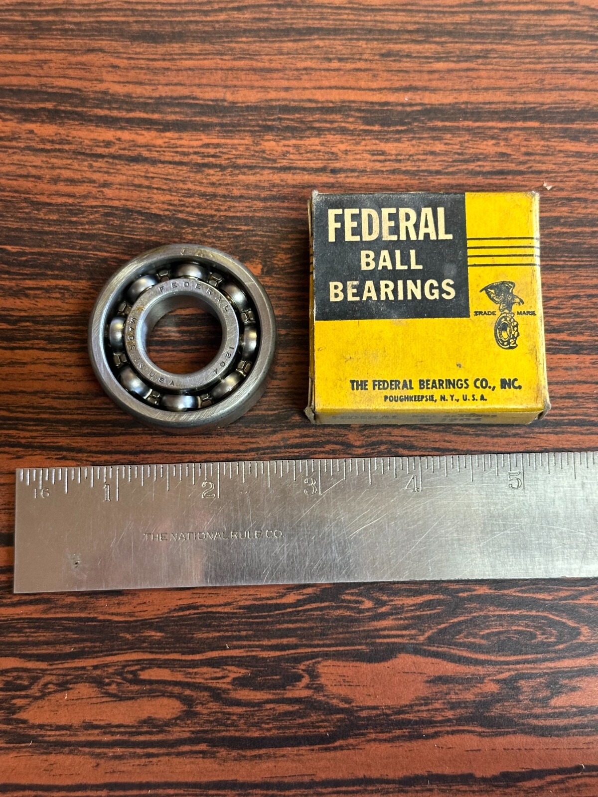 1204 Federal New Single Row Ball Bearing NOS