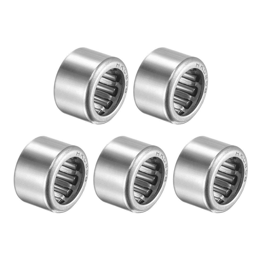 5Set HK0808 Needle Roller Bearings Chrome Steel Open End 8mm x 12mm x 8mm