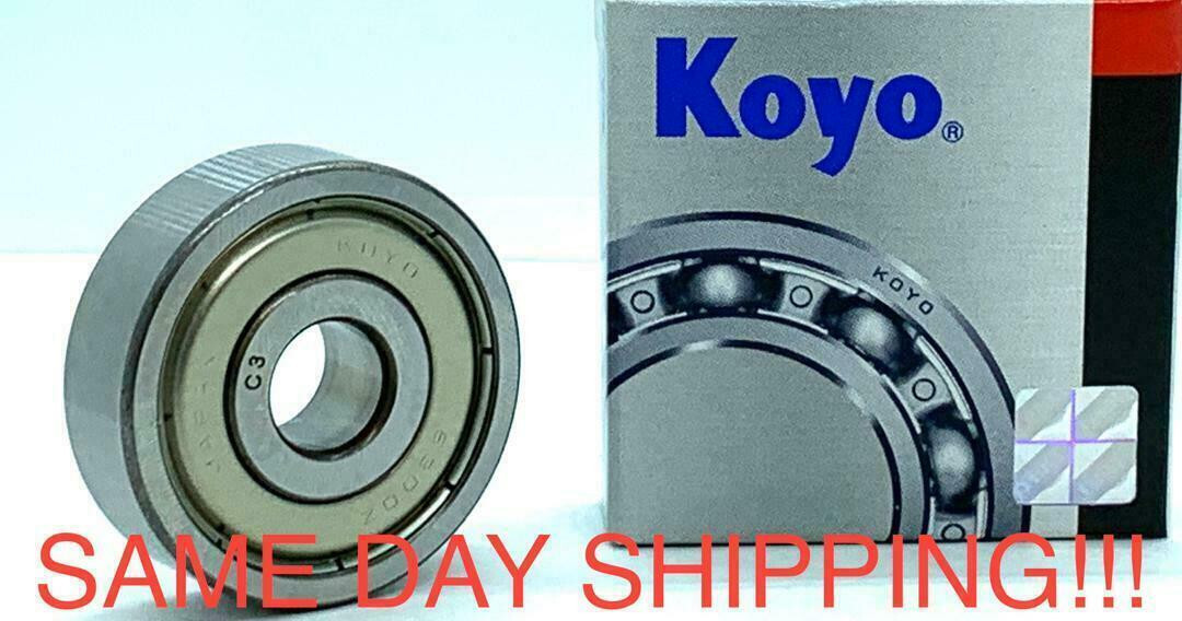 KOYO 6300 ZZ C3 Deep Groove Ball Bearing, Metal Shielded 10x35x11 mm