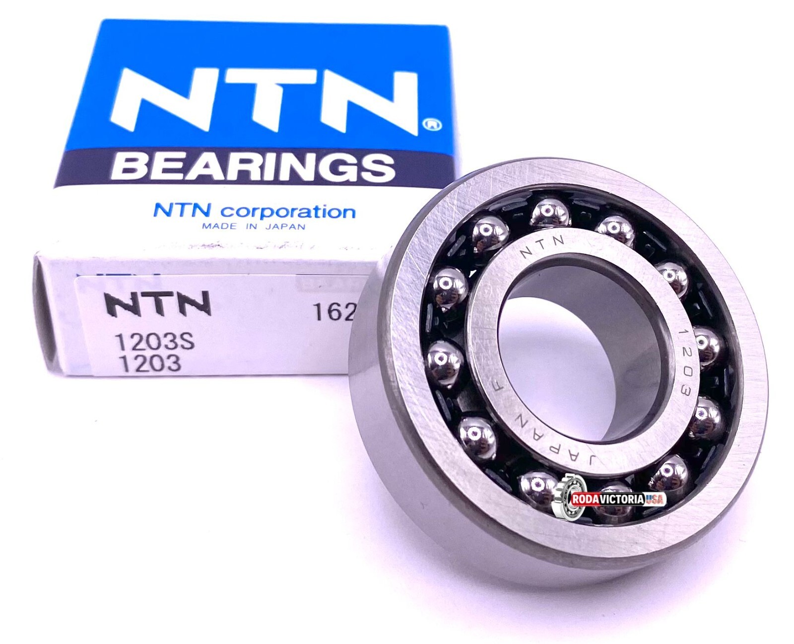 NTN Japan 1203 Self-Aligning Ball Bearing 17x40x12 mm