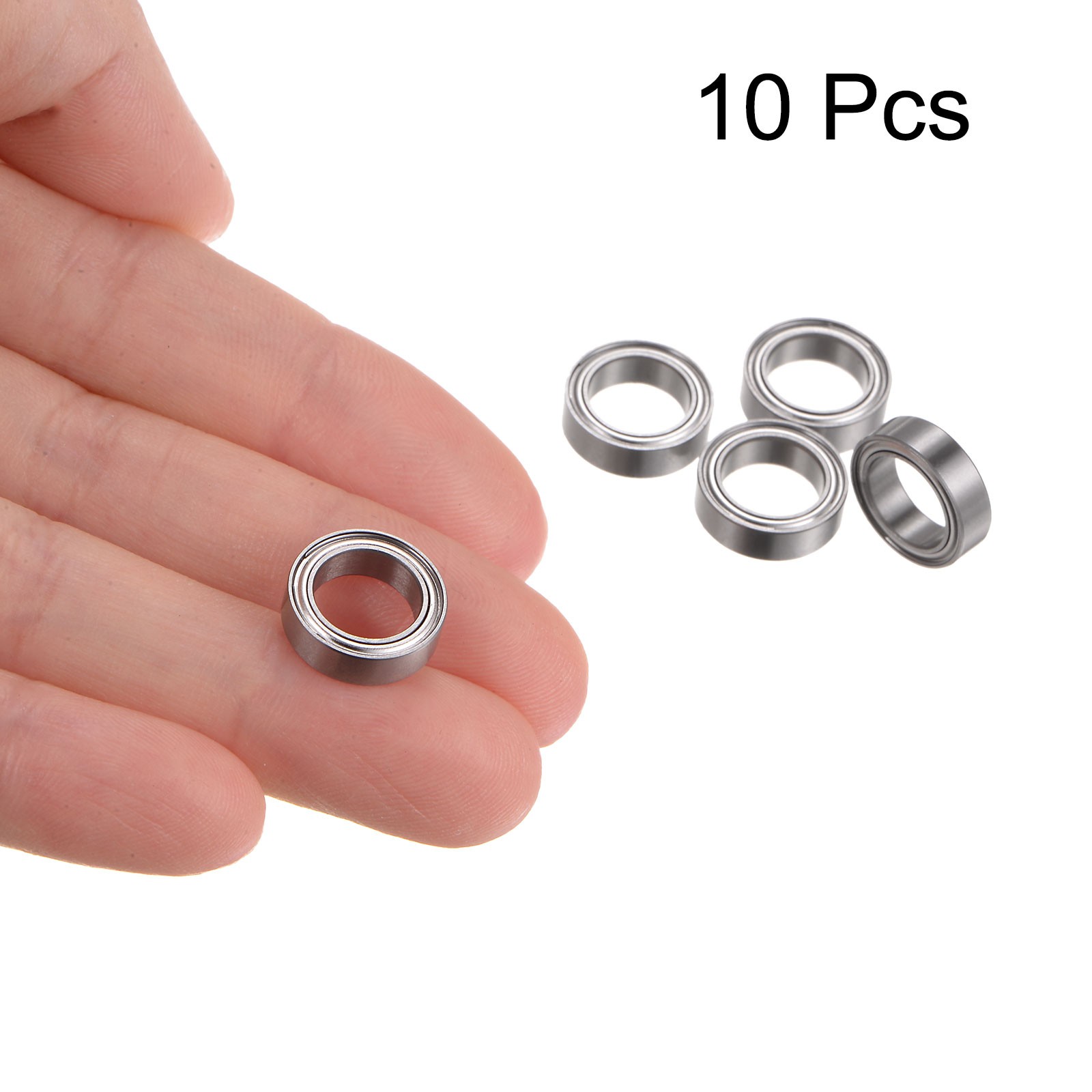 10pcs MR128ZZ Bearings 8x12x3.5mm Chrome Steel Bearing Double Shielded ABEC3