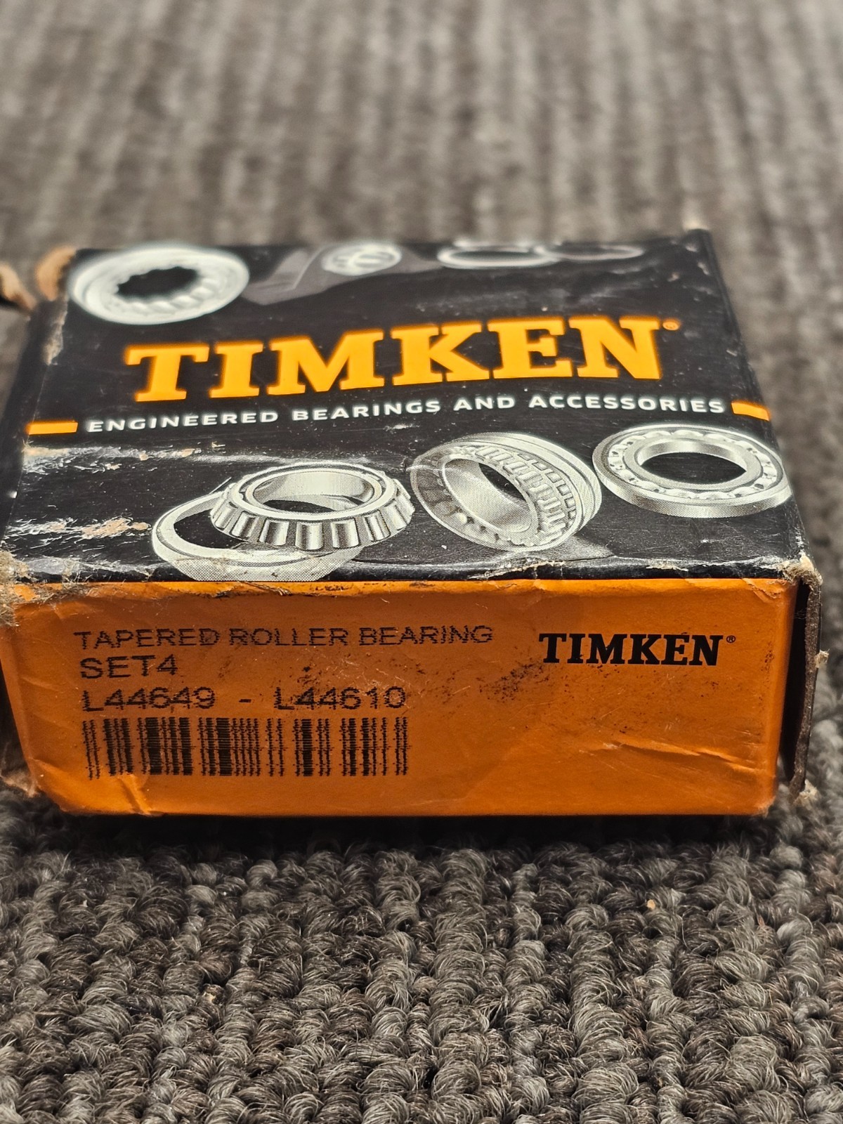 TIMKEN L44649-L44610 SET4 Tapered Roller Bearing Cone & Cup Fits 1984 Volvo DL