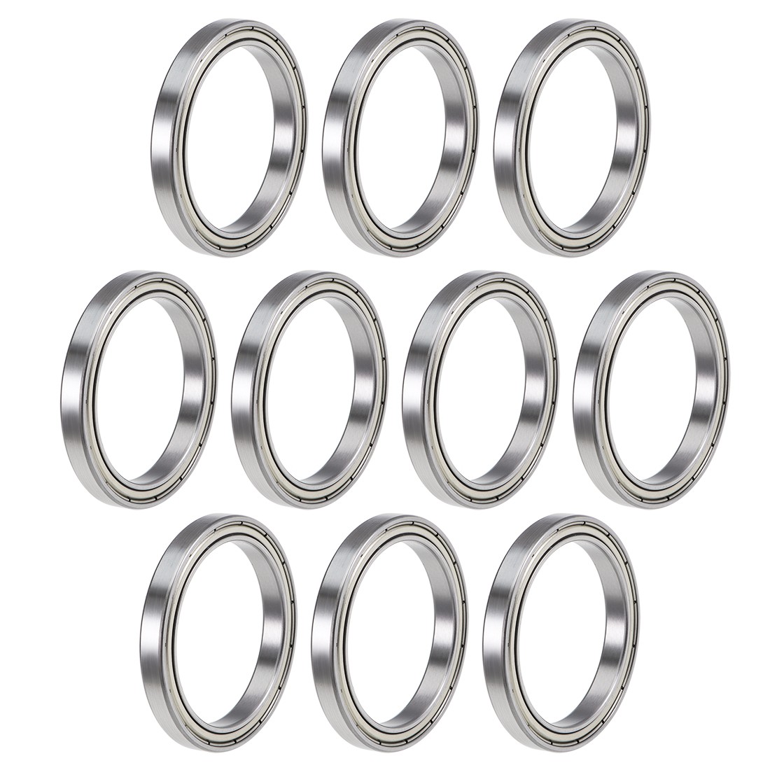 10pcs 6809ZZ Deep Groove Ball Bearings Z2 45x58x7mm Double Shielded Chrome Steel