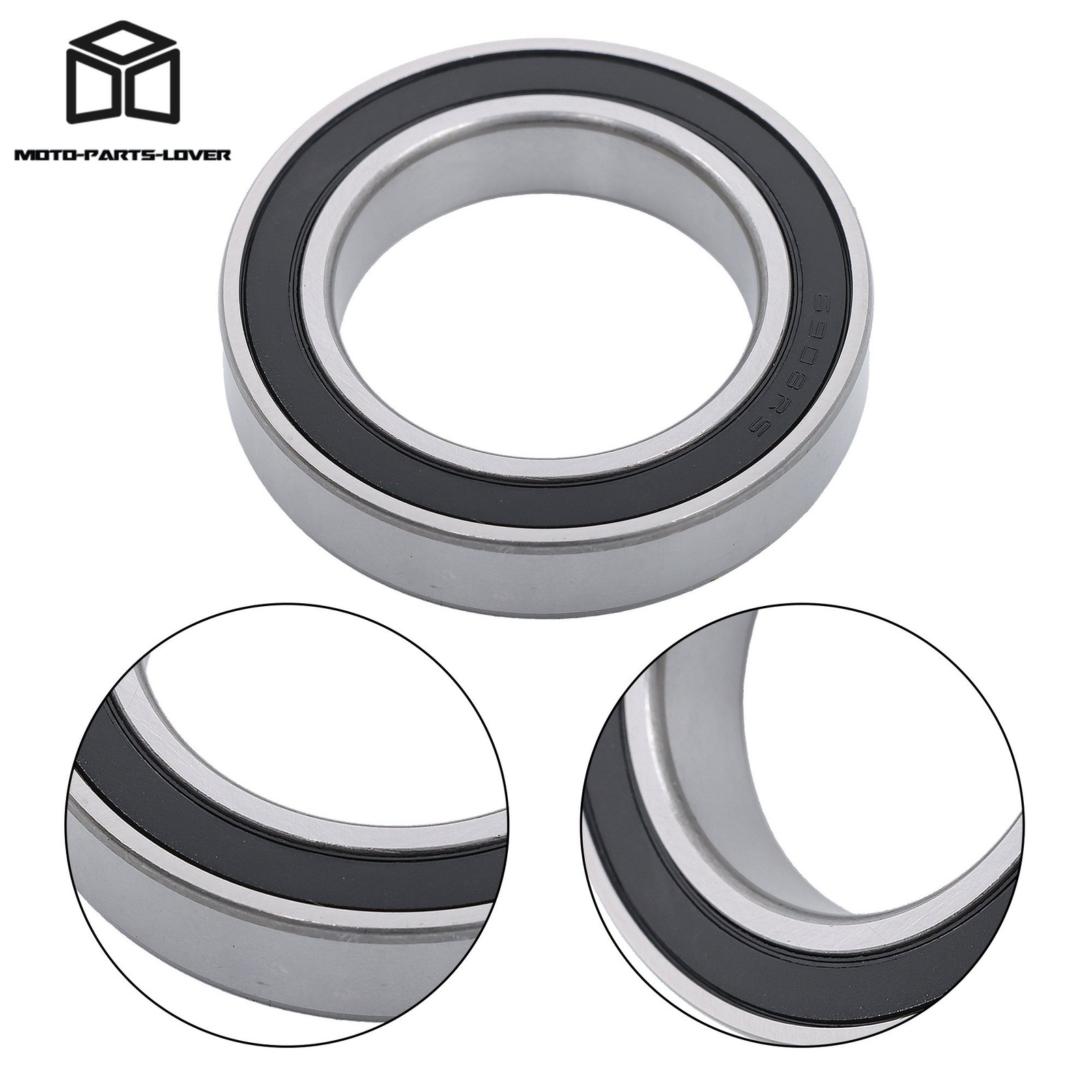 40x62x12mm 6908-2RS Bearings 10pcs Double Rubber Sealed