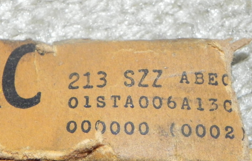 MRC 213SZZ Deep Groove Bearing, 65mm ID, 120mm OD, 23mm wide, 65mm Bore, Sealed