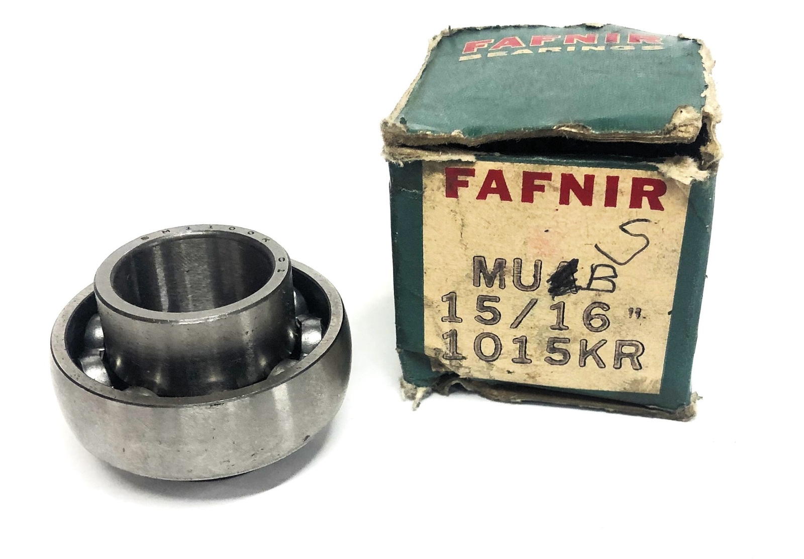 Fafnir 15/16 Inch Ball Bearing Insert 1015KR (SM1100K-C1/205K) NOS