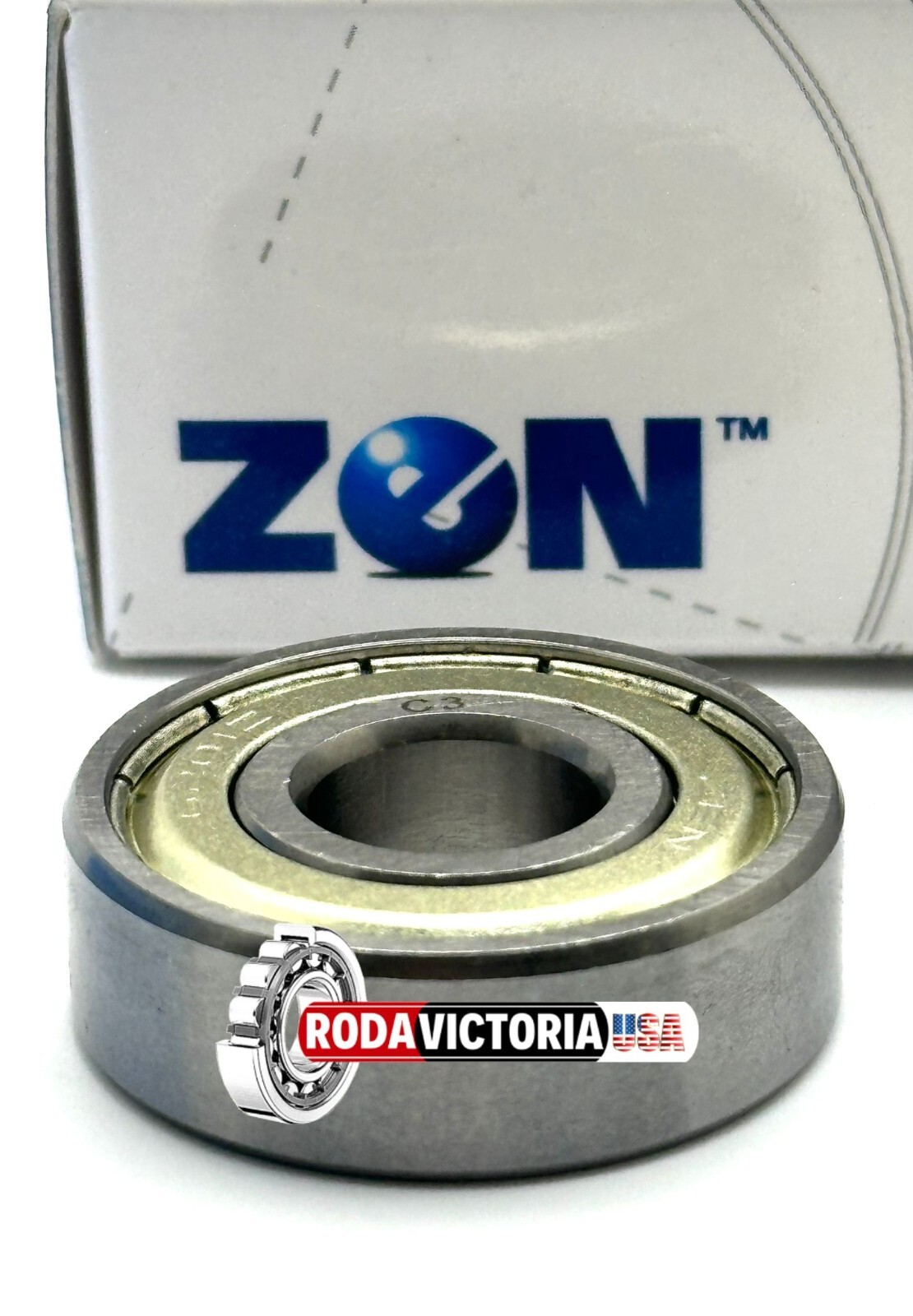 ZEN 6002 ZZ C3 DEEP GROOVE BALL BEARING, METAL SHIELDED 15x32x9mm