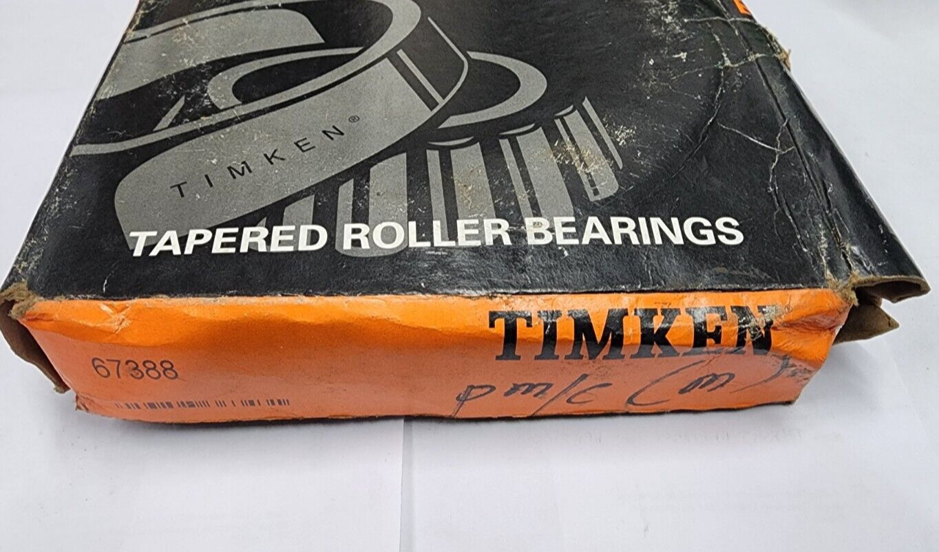 67388 Tapered Roller Bearing TIMKEN USA NEW WITH BOX ONLY BEARING 67388