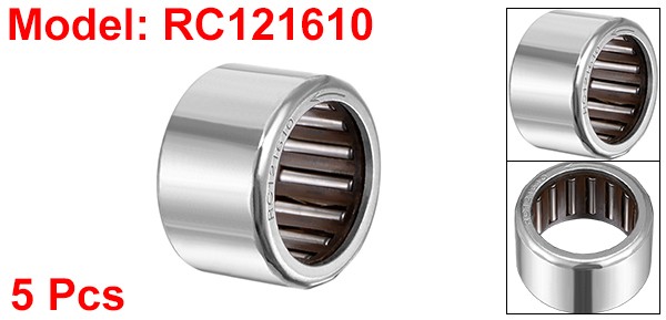 5pcs Needle Roller Bearings One Way Bearing 3/4″ Bore 1″ OD 5/8″ Width RC121610