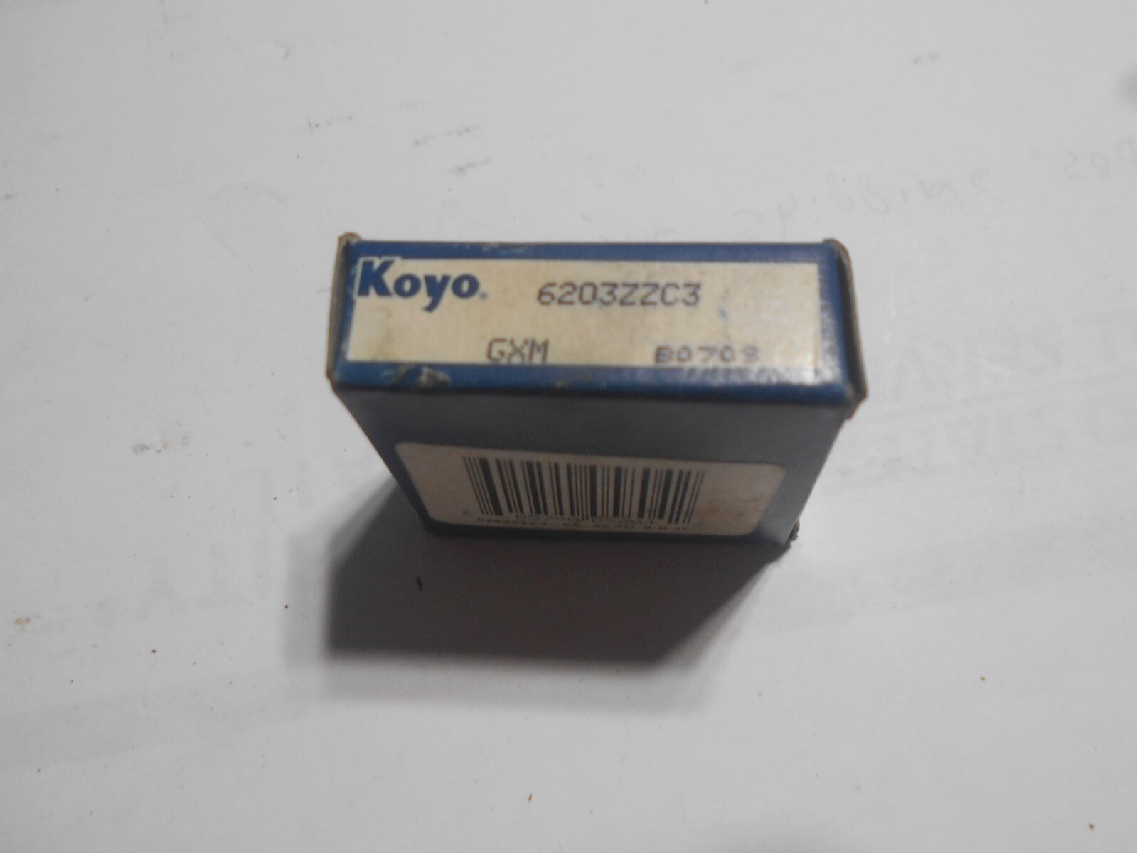 Koyo 6203ZZC3 Single Row Ball Bearing, Double Shielded, 17mm x 40mm x 12mm