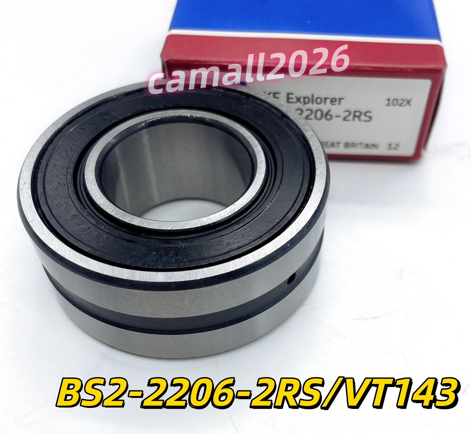 For BS2-2206-2RS/VT143 NEW Steel Spherical Roller Bearing 30x62x25mm