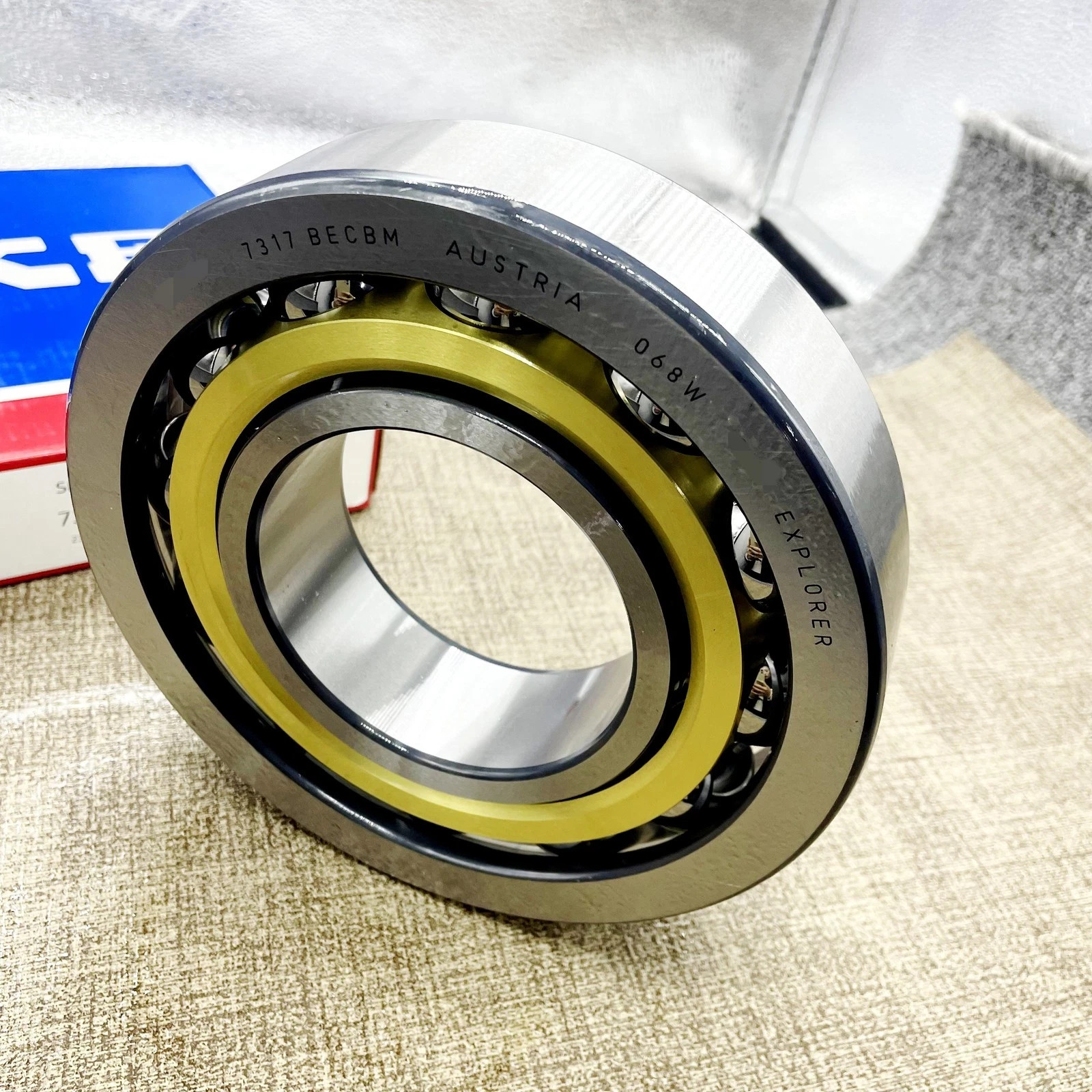 Fits For 7317 BECBM Single Row Angular Contact Ball Bearing US STOCK 7317BECBM