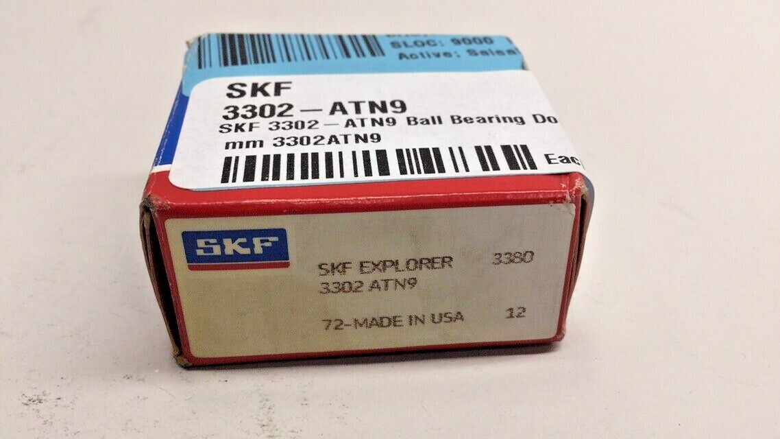 SKF 3302-ATN9 Ball Bearing Double Row 15x42x19 mm 3302ATN9